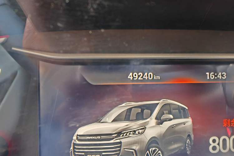 Used SAIC MAXUS G50 2022 1.5T Manual Touring A Odometer Close Up