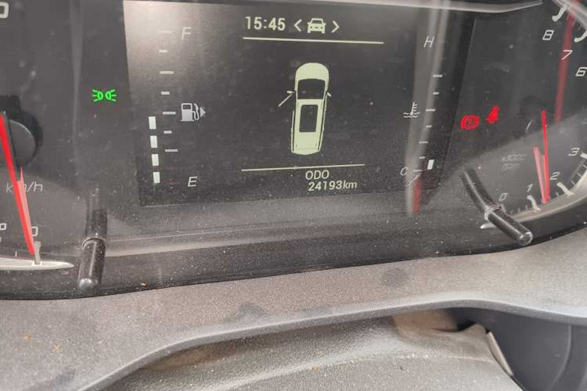 Used SAIC MAXUS G50 2023 1.5T Manual Comfort A Odometer Close Up