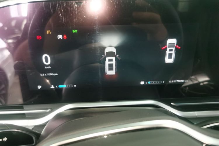 Used SAIC MAXUS G90 2022 2.0T Galaxy Seven-Seater Version Odometer Close Up