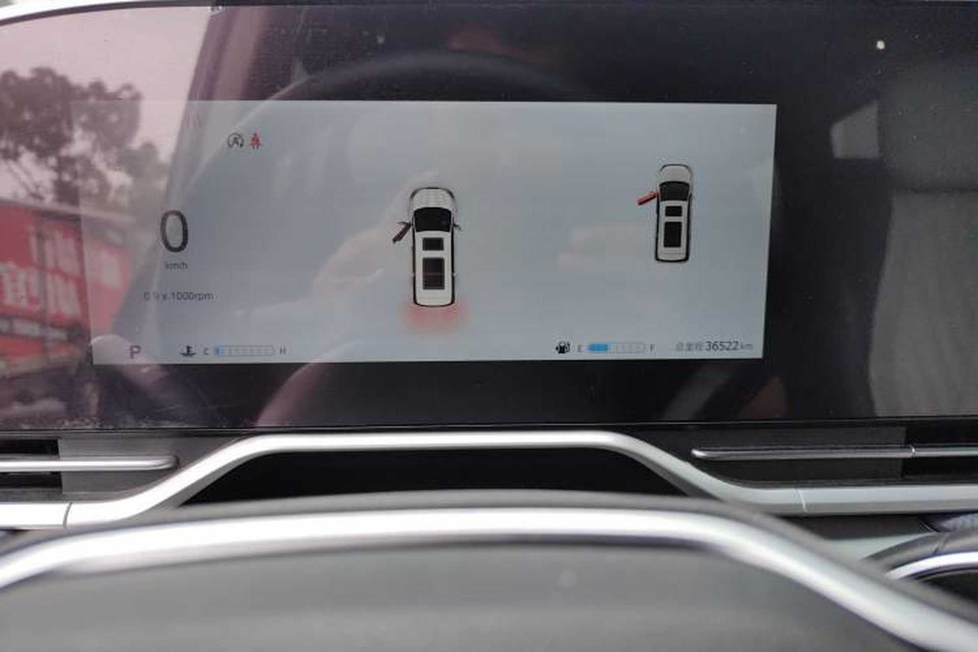 Used SAIC MAXUS G90 2022 2.0T Interstellar Six-Seater Edition Odometer Close Up