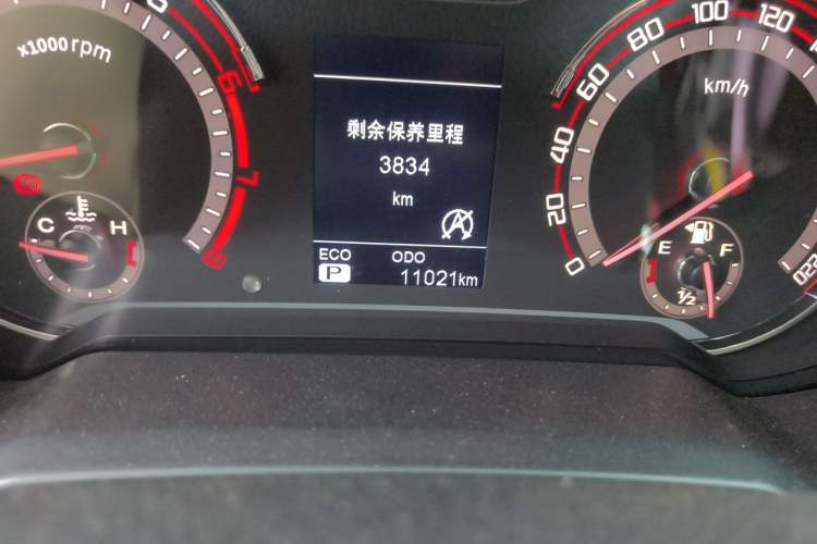 Used SAIC MAXUS T60 2017 2.0T Gasoline Automatic Two-Wheel Drive High-Ride Comfort-Grade Standard Cabin Odometer Close Up