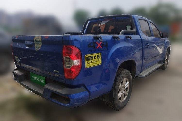 Used SAIC MAXUS T60 2017 2.4L Gasoline Manual Transmission Two-Wheel Drive High Ground Clearance Comfortable Version with Extended Cabin Rear Right 45 Deg