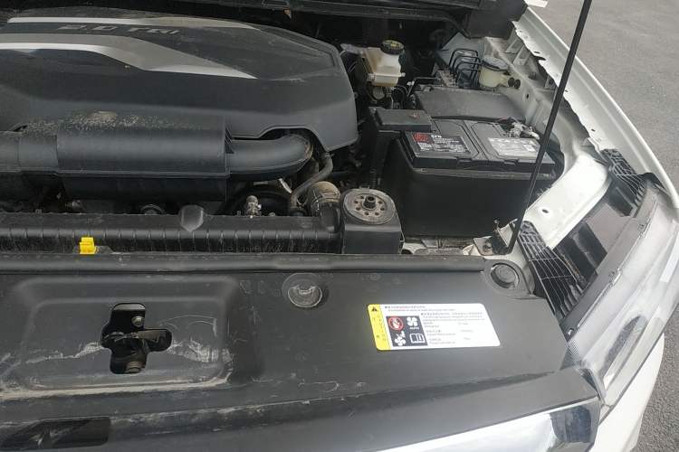 Used SAIC MAXUS T60 2017 2.0T Gasoline Automatic Two-Wheel Drive High-Ride Elite Standard Cabin Engine Bay Left