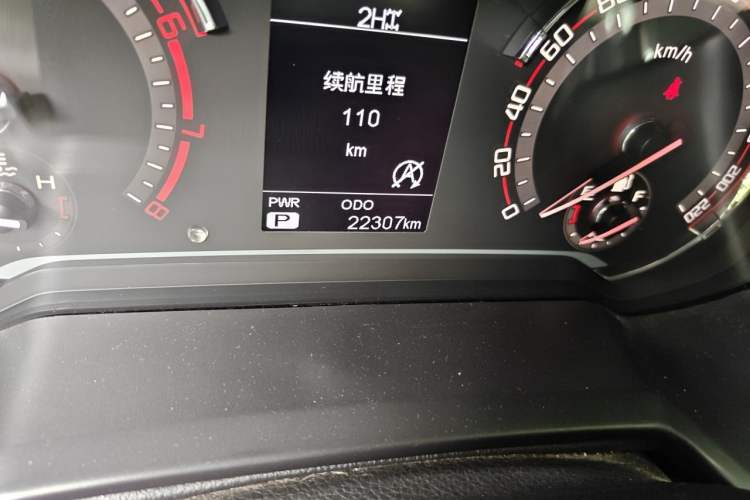 Used SAIC MAXUS T60 2017 2.0T Gasoline Automatic 4x4 High-Ride Elite Standard Cabin Odometer Close Up