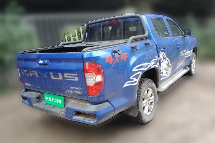Used SAIC MAXUS T60 2019 2.0T Gasoline Automatic Two-Wheel Drive High-Profile Elite Version Standard Cabin China VI Standard Rear Right 45 Deg
