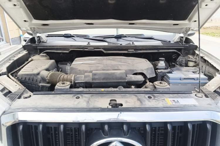 Used SAIC MAXUS T60 2019 2.0T Gasoline Automatic Transmission Two-Wheel Drive High Ground Clearance Comfort Edition Standard Cabin China VI Emmission Standards Engine Bay