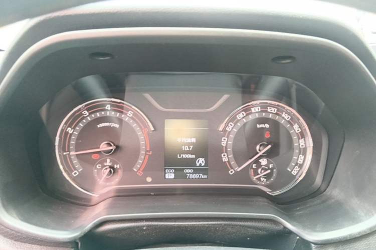 Used SAIC MAXUS T60 2019 2.0T Gasoline Automatic Transmission Two-Wheel Drive High Ground Clearance Comfort Edition Standard Cabin China VI Emmission Standards Instrument Cluster
