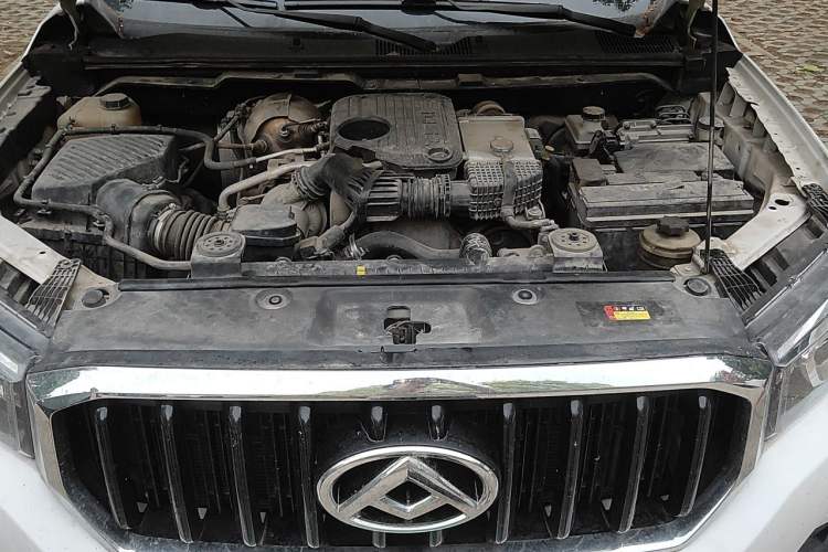 Used SAIC MAXUS T60 2020 2.0T Diesel Manual Two-Wheel Drive High-Ride Pioneer Edition Standard Cab China VI Engine Bay