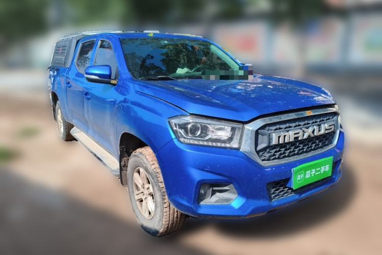 Used SAIC MAXUS T70 2019 2.0T Diesel Manual Two-Wheel Drive Comfort Version with Long Body and High Ground Clearance Front Right 45 Deg