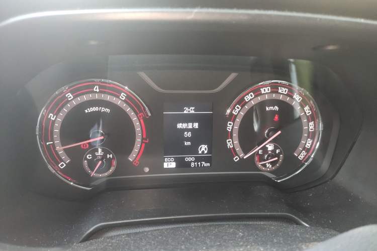 Used SAIC MAXUS T70 2020 2.0T Gasoline Automatic 4x4 Elite Version with Long Body and High Ground Clearance Instrument Cluster