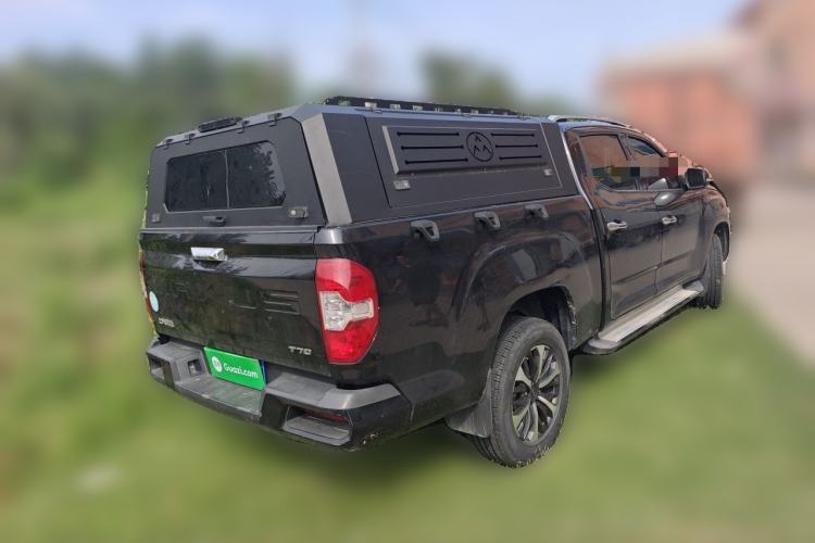 Used SAIC MAXUS T70 2021 2.0T Diesel Automatic Two-Wheel Drive Elite Version with Long Bed and High Ground Clearance Rear Right 45 Deg