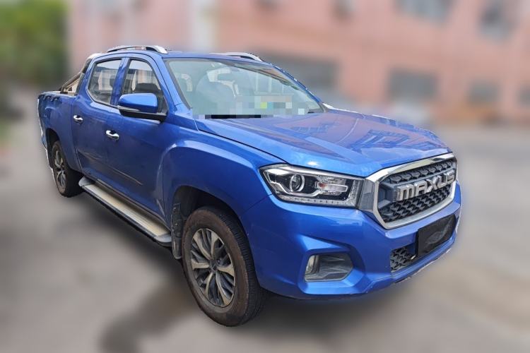 Used SAIC MAXUS T70 2021 2.0T Diesel Automatic Two-Wheel Drive Elite Version with Long Bed and High Ground Clearance Front Right 45 Deg