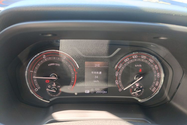 Used SAIC MAXUS T70 2021 2.0T Diesel Automatic 4x4 Elite Version with Long Bed and High Ground Clearance Instrument Cluster
