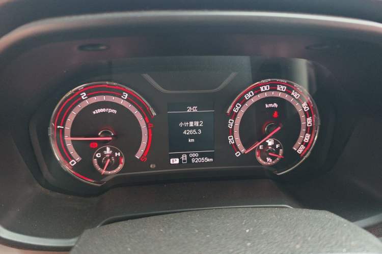 Used SAIC MAXUS T70 2021 2.0T Diesel Automatic 4x4 Elite Version with Long Bed and High Ground Clearance Instrument Cluster