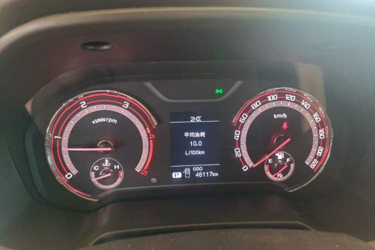 Used SAIC MAXUS T70 2021 2.0T Diesel Automatic 4x4 Elite Version with Long Bed and High Ground Clearance Instrument Cluster