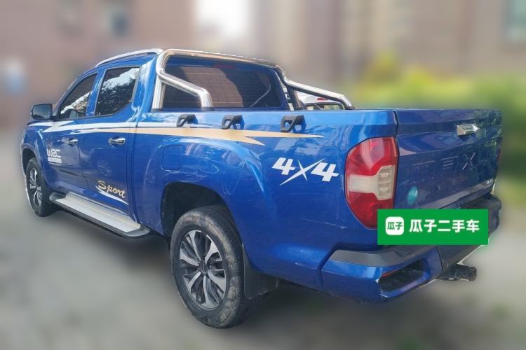 Used SAIC MAXUS T70 2021 2.0T Diesel Automatic Two-Wheel Drive Elite Version with Long Bed and High Ground Clearance Rear Left 45 Deg