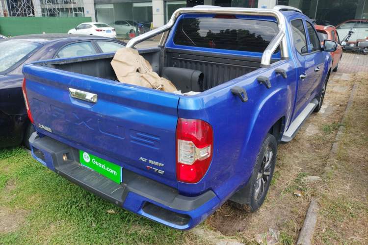 Used SAIC MAXUS T70 2021 2.0T Diesel Automatic Two-Wheel Drive Elite Version with Long Bed and High Ground Clearance Rear Right 45 Deg