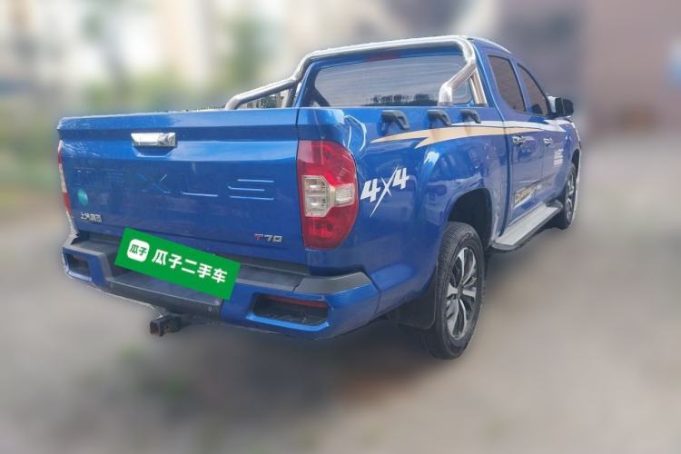 Used SAIC MAXUS T70 2021 2.0T Diesel Automatic Two-Wheel Drive Elite Version with Long Bed and High Ground Clearance Rear Right 45 Deg