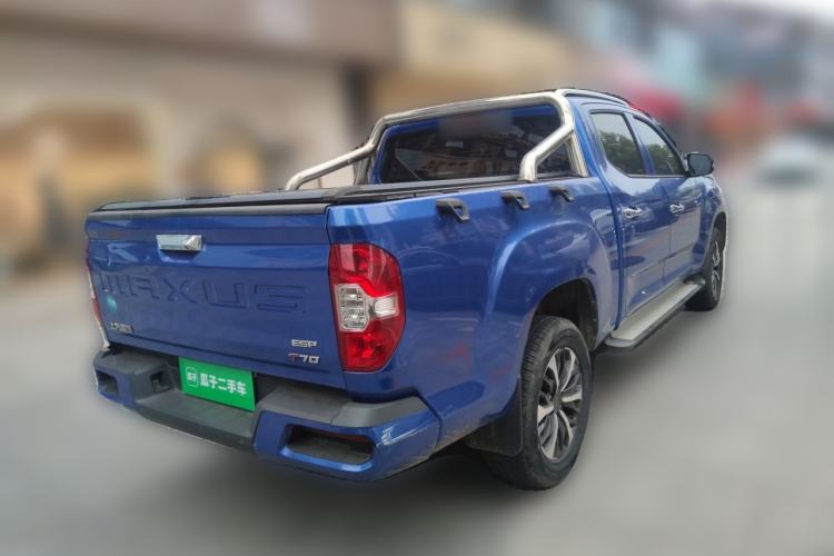 Used SAIC MAXUS T70 2021 2.0T Diesel Manual Two-Wheel-Drive Elite Version with Long Bed and High Ground Clearance Rear Right 45 Deg