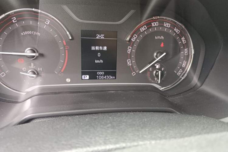 Used SAIC MAXUS T70 2021 2.0T Diesel Automatic 4x4 Elite Version with Long Bed and High Ground Clearance Odometer Close Up
