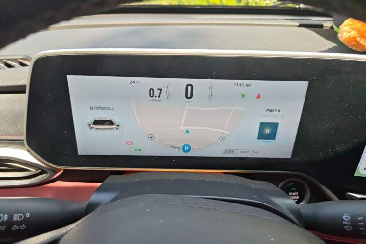 Used SAIC MAXUS T90 2021 2.0T Twin-Turbo Automatic All-Wheel Drive High-Ride Luxury Extended-Size Version Instrument Cluster