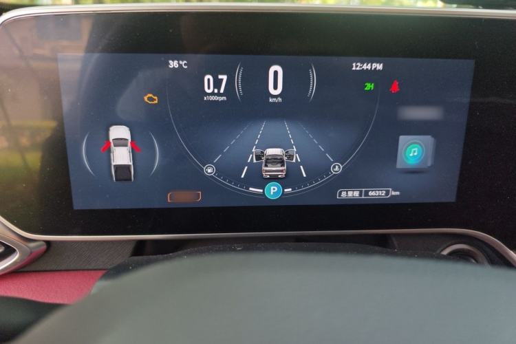 Used SAIC MAXUS T90 2021 2.0T Twin-Turbo Automatic All-Wheel Drive High-Ride Luxury Standard Cab Instrument Cluster