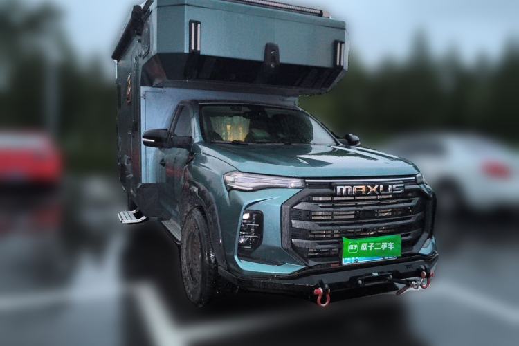 Used SAIC MAXUS T90 RV 2022 2.0T Explorer T90 All-Terrain Green Front Right 45 Deg
