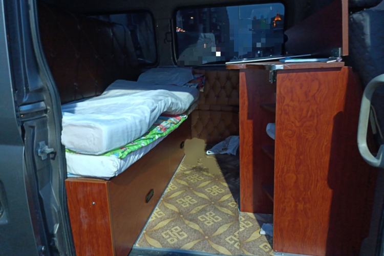 Used SAIC MAXUS Xintu V80 2011 2.5T Short Wheelbase Mid-Roof Yunjie Edition Left Rear Seat