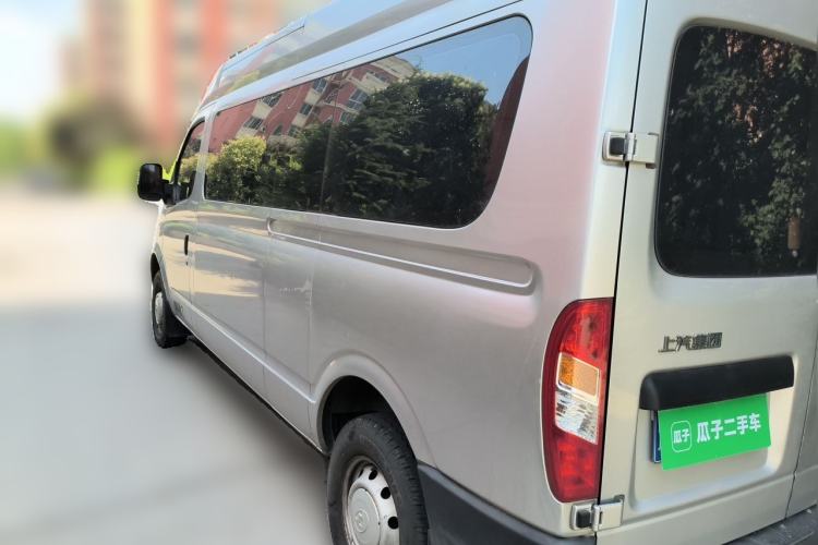 Used SAIC MAXUS Xintu V80 2014 2.5T Aotuntong Long Wheelbase Mid-Roof Model Rear Left 45 Deg