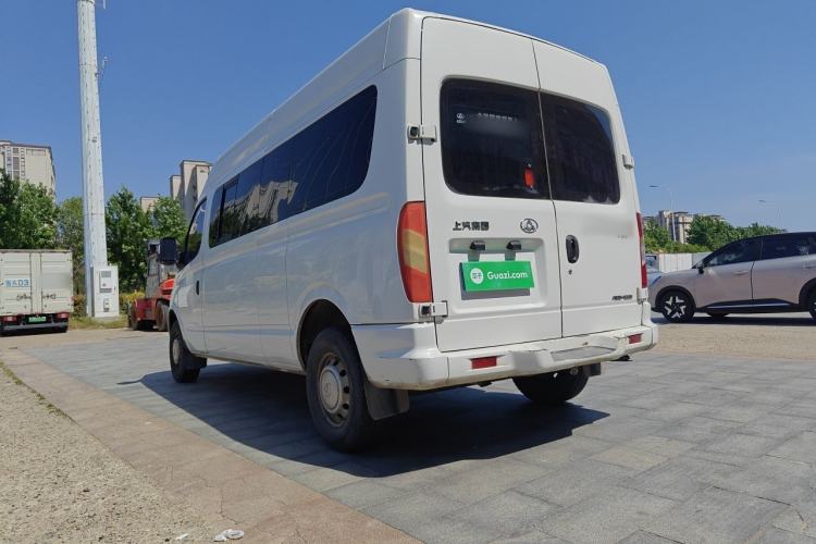 Used SAIC MAXUS Xintu V80 2017 2.5T 5-Speed Manual Aoyuntong National V Long Wheelbase Mid-Roof 6-10 Seater Rear Left 45 Deg