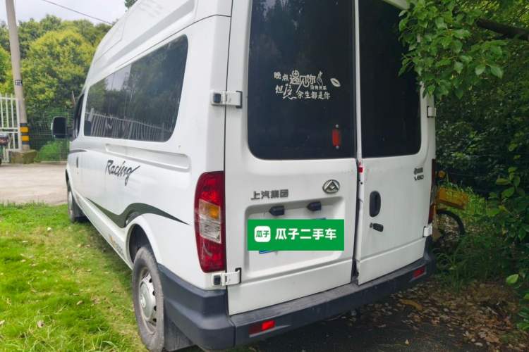 Used SAIC MAXUS Xintu V80 2019 2.5T Classic Model 6-Speed Manual Aotong Long Wheelbase Mid-Height 7-Seater Rear Left 45 Deg