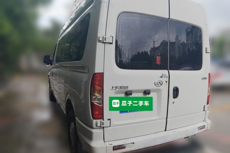 Used SAIC MAXUS Xintu V80 2023 2.0T Manual Classic Aoyuntong Power Version Long Wheelbase Mid-Roof Design 6/7/8/9-Seater Rear Left 45 Deg