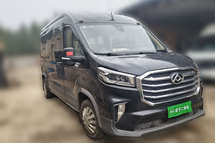 Used SAIC MAXUS Xintu V90 2019 2.0T Manual ZhiDa Rear-Drive Double-Tire Extended-Wheelbase High-Roof 9-Seater Front Right 45 Deg