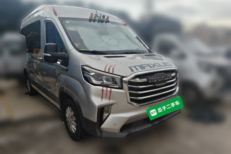 Used SAIC MAXUS Xintu V90 2019 2.0T Manual ZhiDuXing Rear-Drive Single-Tire Long-Wheelbase High-Roof 7-Seater Front Right 45 Deg