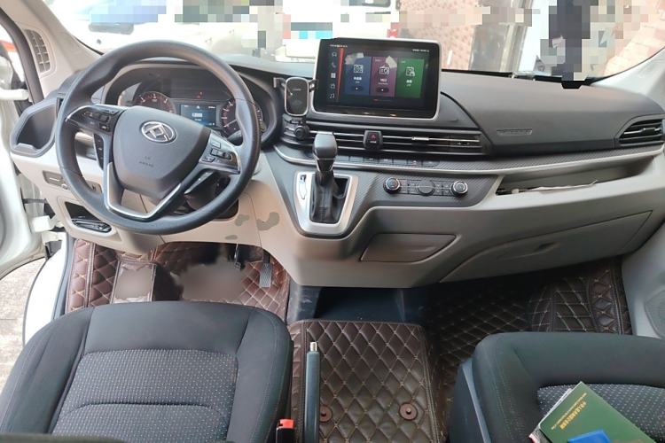 Used SAIC MAXUS Xintu V90 2019 2.0T Automatic ZhiDuXing Rear-Drive Single-Tire Extended Wheelbase High-Roof 7-Seater Interior 2