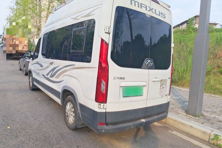 Used SAIC MAXUS Xintu V90 2019 2.0T Automatic Zhi Duoxing Rear-Drive Single Tire Extended Wheelbase Ultra-High Roof 7-Seater Rear Left 45 Deg