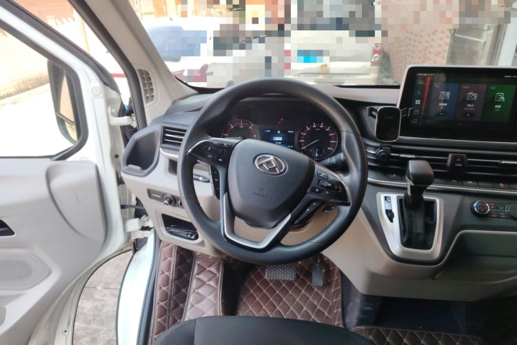 Used SAIC MAXUS Xintu V90 2019 2.0T Automatic ZhiDuXing Rear-Drive Single-Tire Extended Wheelbase High-Roof 7-Seater Steering Wheel