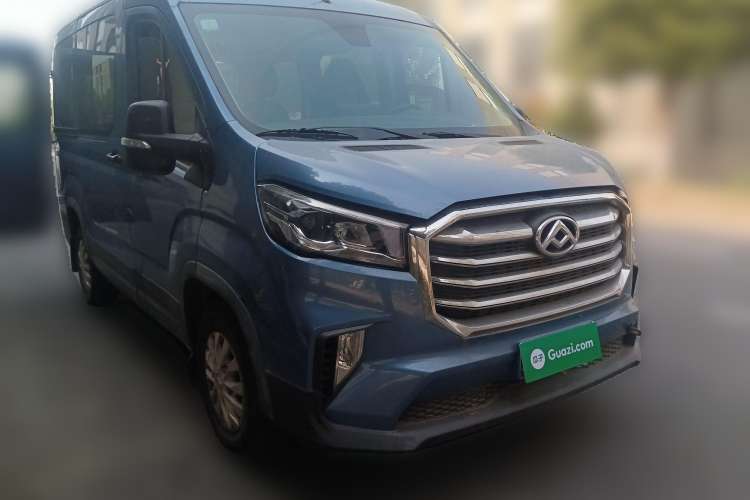 Used SAIC MAXUS Xintu V90 2020 2.0T Manual Yunjie Version Front-Wheel Drive with Single Rear Tire Short Wheelbase Mid-Height Design 6-Seater Front Right 45 Deg