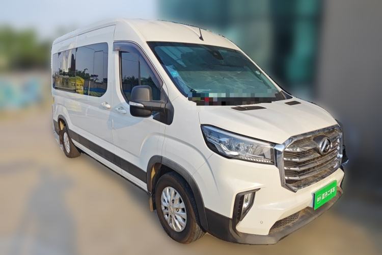 Used SAIC MAXUS Xintu V90 2021 2.0T Automatic Zhiyun King Rear-Drive Single-Tire Extended-Wheelbase High-Roof 7-Seater Front Right 45 Deg