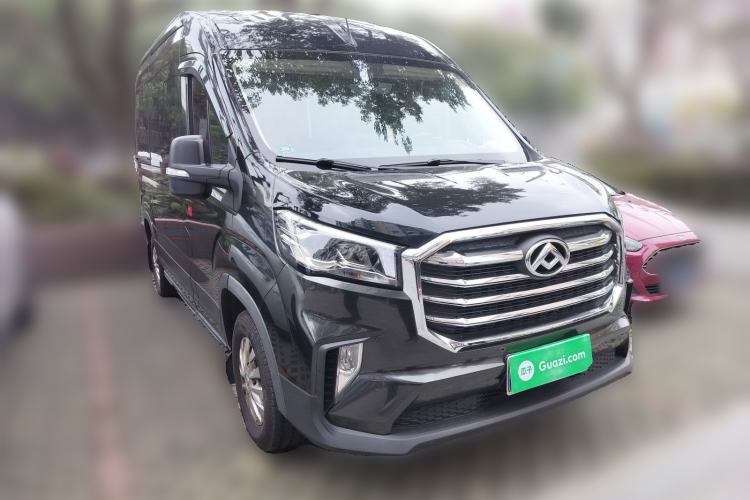 Used SAIC MAXUS Xintu V90 2022 2.0T Automatic ZhiDa Rear-Drive Long Wheelbase High-Roof Design with Single Rear Tire 9-Seater Front Right 45 Deg