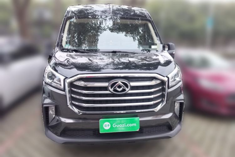 Used SAIC MAXUS Xintu V90 2022 2.0T Automatic ZhiDa Rear-Drive Long Wheelbase High-Roof Design with Single Rear Tire 9-Seater Front