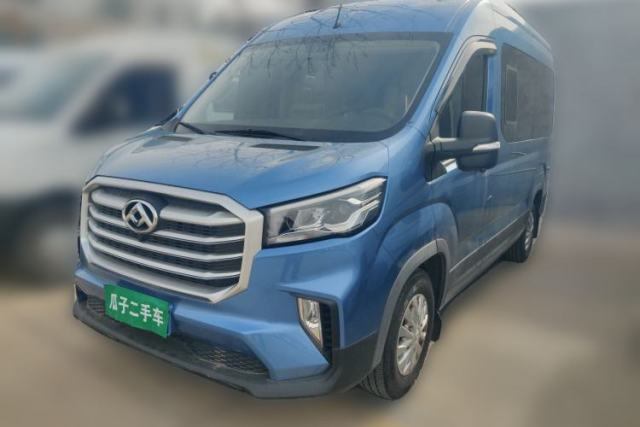 Used SAIC MAXUS Xintu V90 2022 2.0T AMT Yunjie Front-Wheel-Drive Long Wheelbase High-Roof Single-Tire Rear 7-Seater