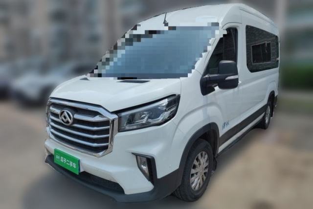 Used SAIC MAXUS Xintu V90 2022 2.0T Automatic ZhiDa Commercial Version Rear-Drive Long Wheelbase High Roof with Single Rear Tire 9-Seater