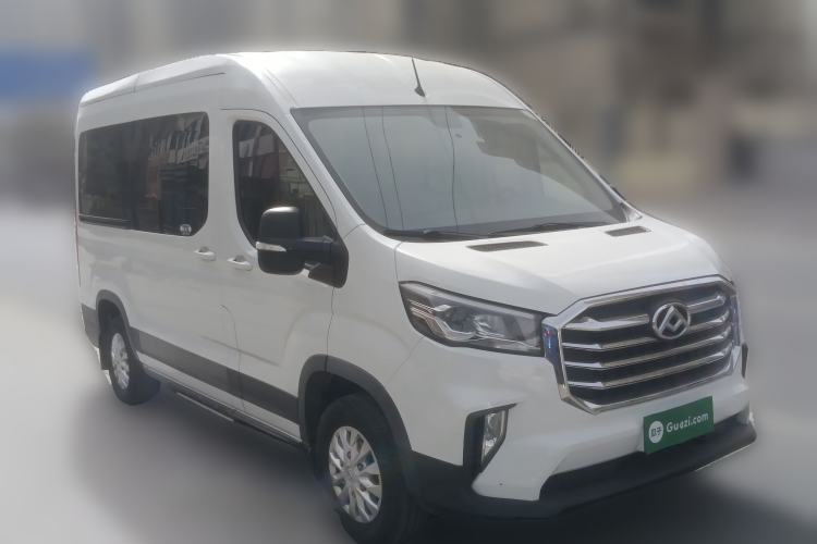Used SAIC MAXUS Xintu V90 2022 2.0T Automatic ZhiDa Rear-Drive Long Wheelbase High-Roof Design with Single Rear Tire 9-Seater Front Right 45 Deg