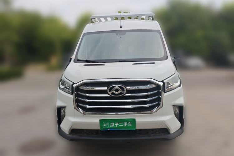 Used SAIC MAXUS Xintu V90 2022 2.0T Automatic ZhiDa Rear-Drive Long Wheelbase High-Roof Design with Single Rear Tire 9-Seater Front