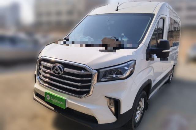Used SAIC MAXUS Xintu V90 2022 2.0T Automatic ZhiDa Commercial Version Rear-Drive Long Wheelbase High Roof with Single Rear Tire 9-Seater