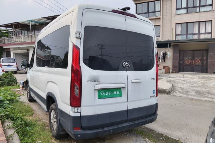 Used SAIC MAXUS Xintu V90 2022 2.0T Automatic ZhiDa Rear-Drive Long Wheelbase High-Roof Design with Single Rear Tire 9-Seater Rear Left 45 Deg