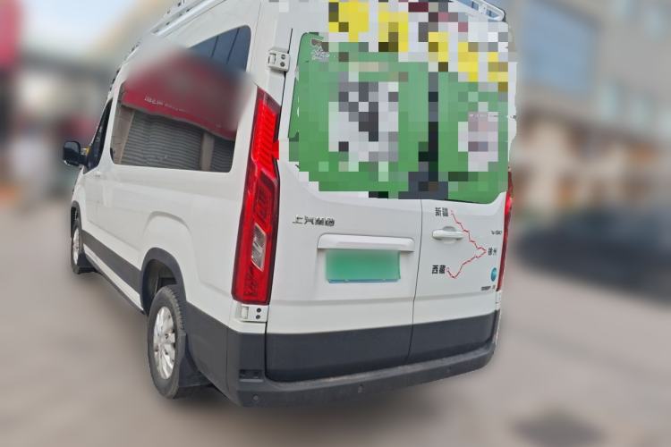 Used SAIC MAXUS Xintu V90 2022 2.0T Automatic ZhiDa Rear-Drive Long Wheelbase High-Roof Design with Single Rear Tire 9-Seater Rear Left 45 Deg
