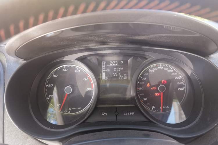 Used Seat Ibiza 2013 1.4TSI Travel Edition FR Odometer Close Up