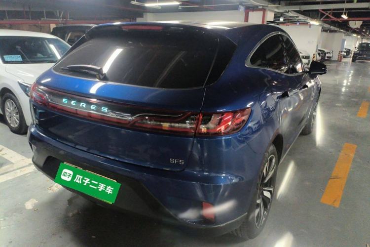 Used SERES SF5 2020 Four-Wheel Drive High-Performance Sports Edition Rear Right 45 Deg